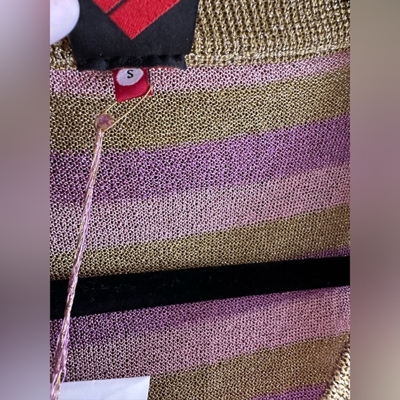 Happy Sheep NWT tank top Green- pink mauve - lavender sparkle top - Picture 6 of 8